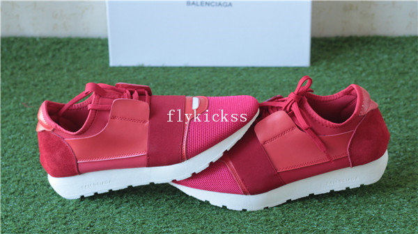 Balenciaga Race Runner Trainers Red